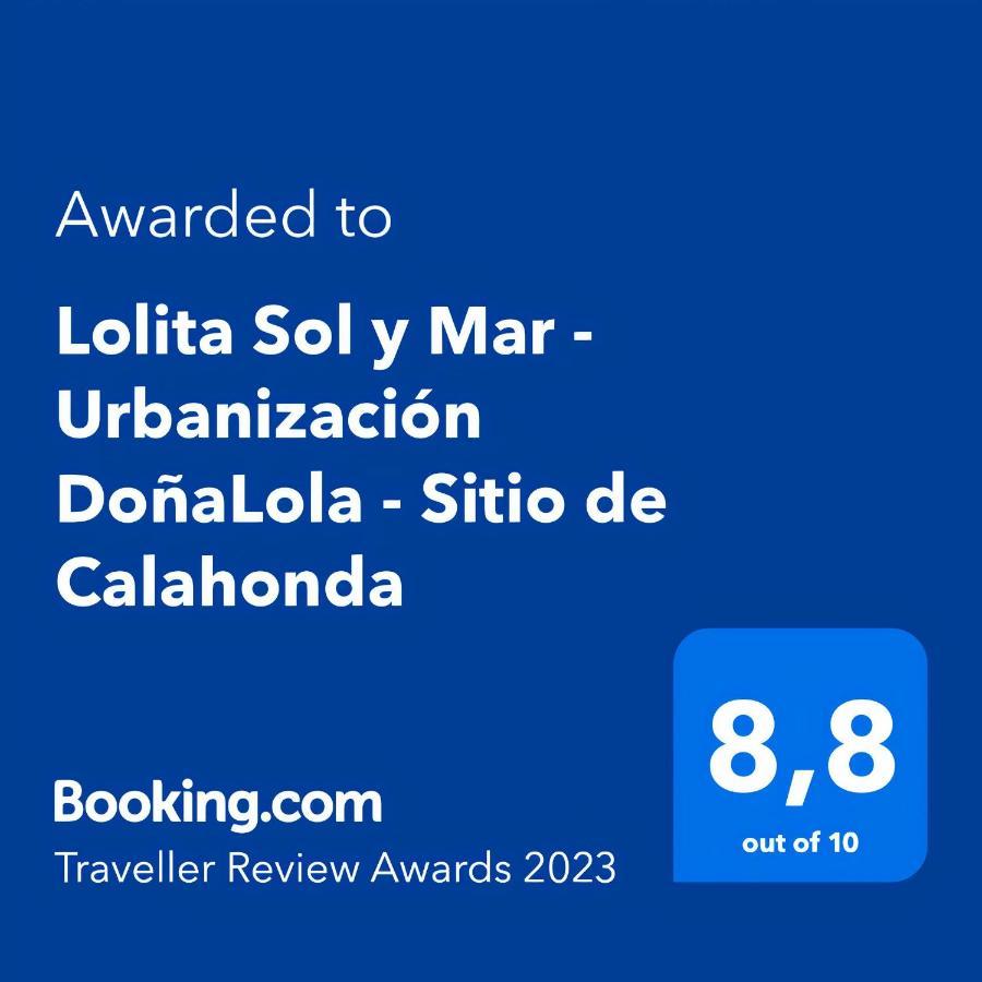 ラ・カラ・デ・ミハスLolita Sol Y Mar - Urbanizacion Donalola - Sitio De Calahondaアパートメント エクステリア 写真